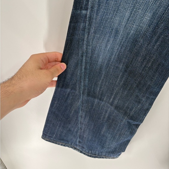 True Religion Y2K Joey World Tour low rise blue Twisted Seam bootcut Jeans 32x30 - Picture 9 of 16